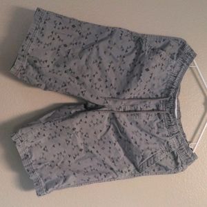 Patterned draw string shorts